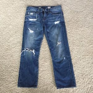 Ag ex boyfriend ( boyfriend) crop jean